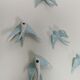 Batch of swallows in ceramic
