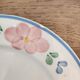 5 assiettes à dessert Italiennes fleurs