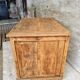 Old cabinet, workbench, kitchen island counter on casters