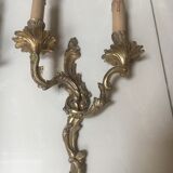 Pairs of Louis XV style wall lights