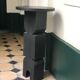 Sellette - Table d'appoint en bois teinté noir