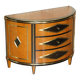 Buffet Demi-lune Satinwood & Laiton Colombo Mobili