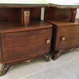 Art deco bedside pair