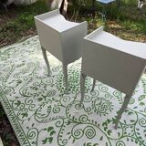 Pair of gray bedside tables