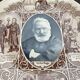 Old plate of Sarreguemines - Series les Grands Hommes - Victor Hugo