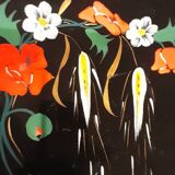 Decorative Longwy enamel plate