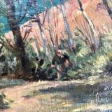 Painting on canvas