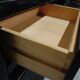 Pair of lacquered and marble bedside tables