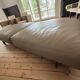 Leather bench