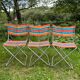 Vintage camping chairs 70s