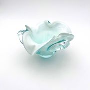 Coupe Studio Glass signée Lubomir Hora Verre Soufflé Polychrome 80s