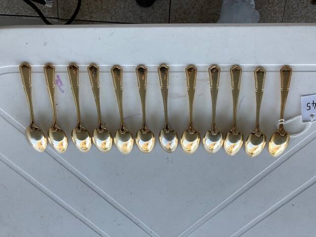 Set of 12 coffee spoons