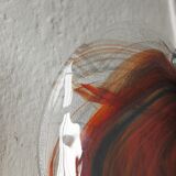 Vintage Glass Sconces by Per Lutken for Holmegaard, 1970s, Set of 2