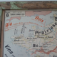 School agriculture map and wines of France-framed