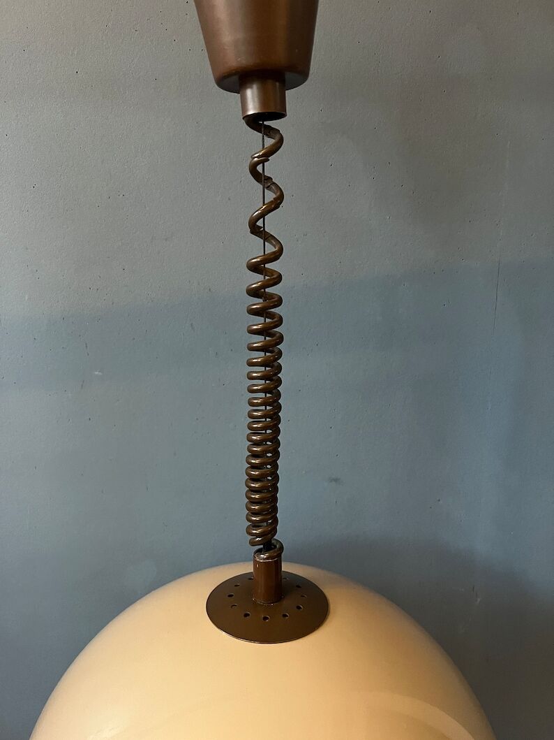 Space age mushroom suspension lamp by Dijkstra