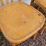 Set of 4 vintage restaurant bistro chairs - 1950s