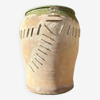 Terracotta pottery jar