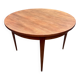 Table ronde extensible vintage scandinave