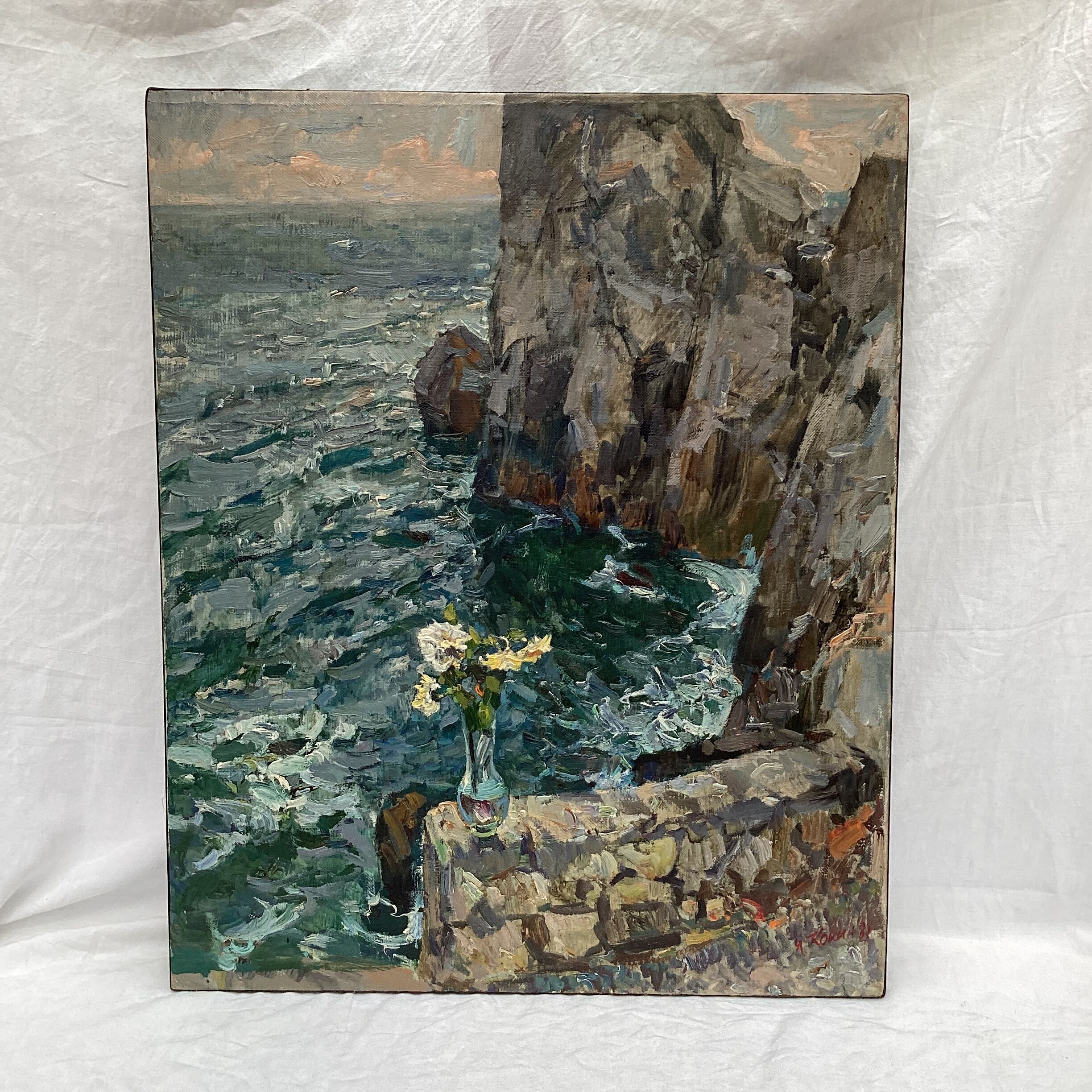 Painting by michael kokin / 1921-2009 / oil on canvas » dimension : 80x65