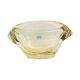 Vase en verre conçu par M. Klinger, Železný Brod Sklo (ZBS), Tchécoslovaquie,