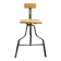 1940s Czechoslovak Industrial Height Adjustable Swivel Workshop Chair