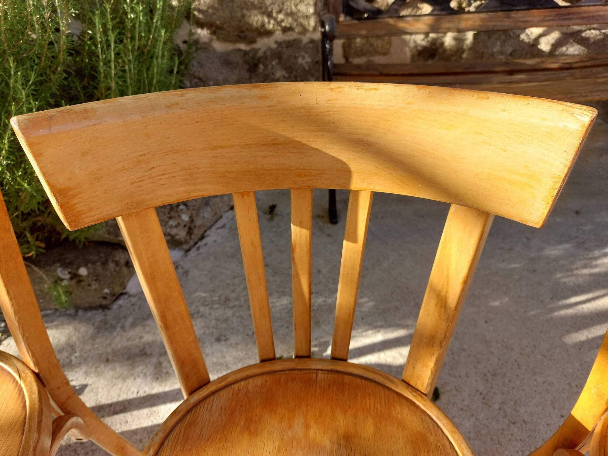 4 vintage Baumann bistro chairs