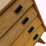 Vintage 1960s chest of drawers with compass legs