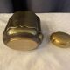 1970s oriental style silver brass bottle