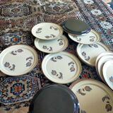 Saint-Amand Sologne enameled copper plates