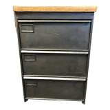 Storage valve cabinet Atal industrial shoe, metal wood