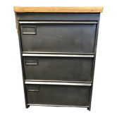 Storage valve cabinet Atal industrial shoe, metal wood
