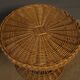 Vintage 1960 rattan coffee table