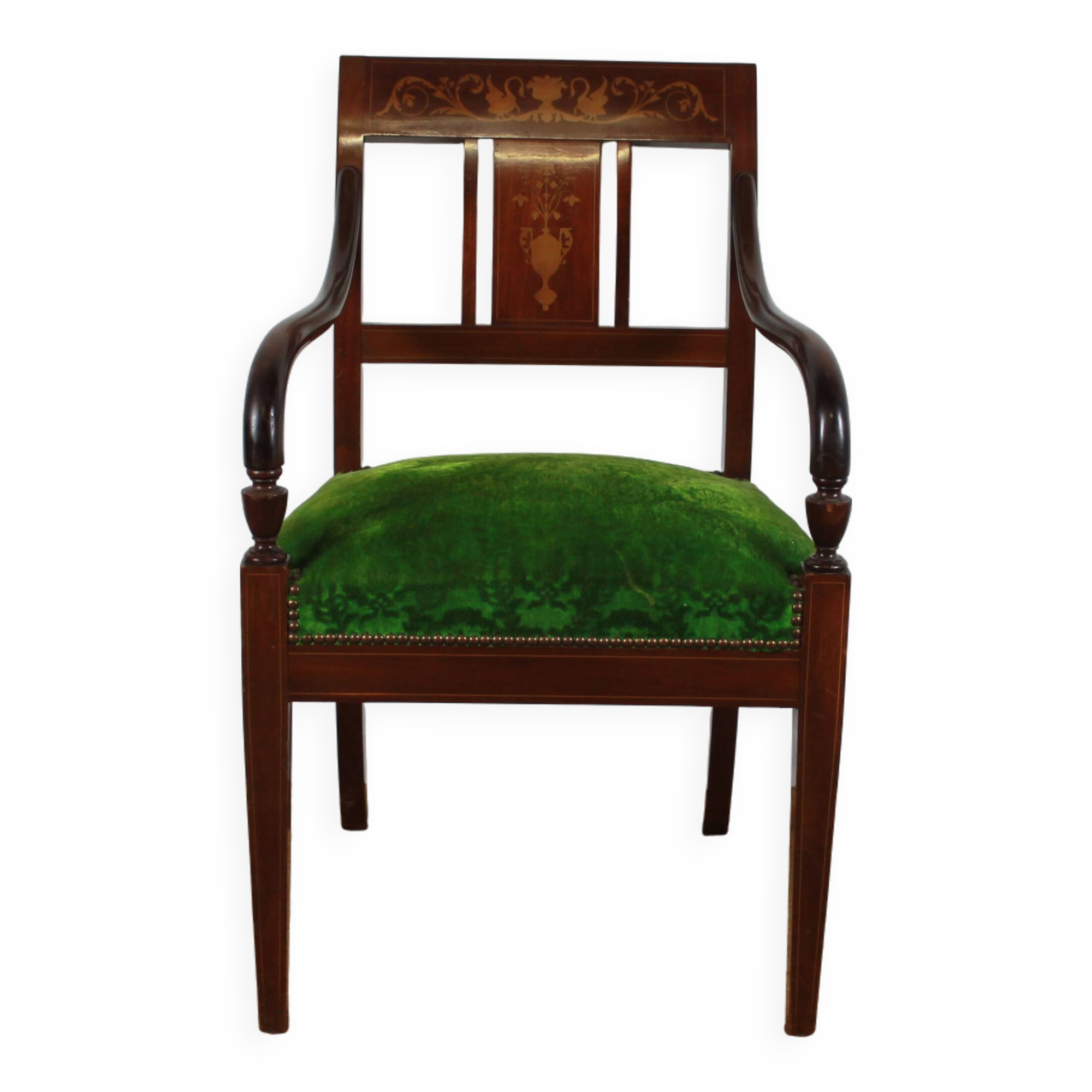 Empire style armchairs