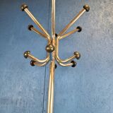 Vintage chrome parrot coat rack