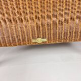 Set of 4 Wicker Armchair by Vincent Sheppard, 1990s