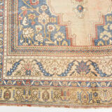 Tapis  beige & bleu oushak, 151x263cm