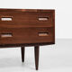 Midcentury Danish low chest of 2x2 drawers in rosewood by Hundevad 1960s