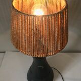 Lamp sandstone ceramic vintage 1960