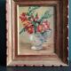 Aquarelle vintage de fleurs, signée Griggs