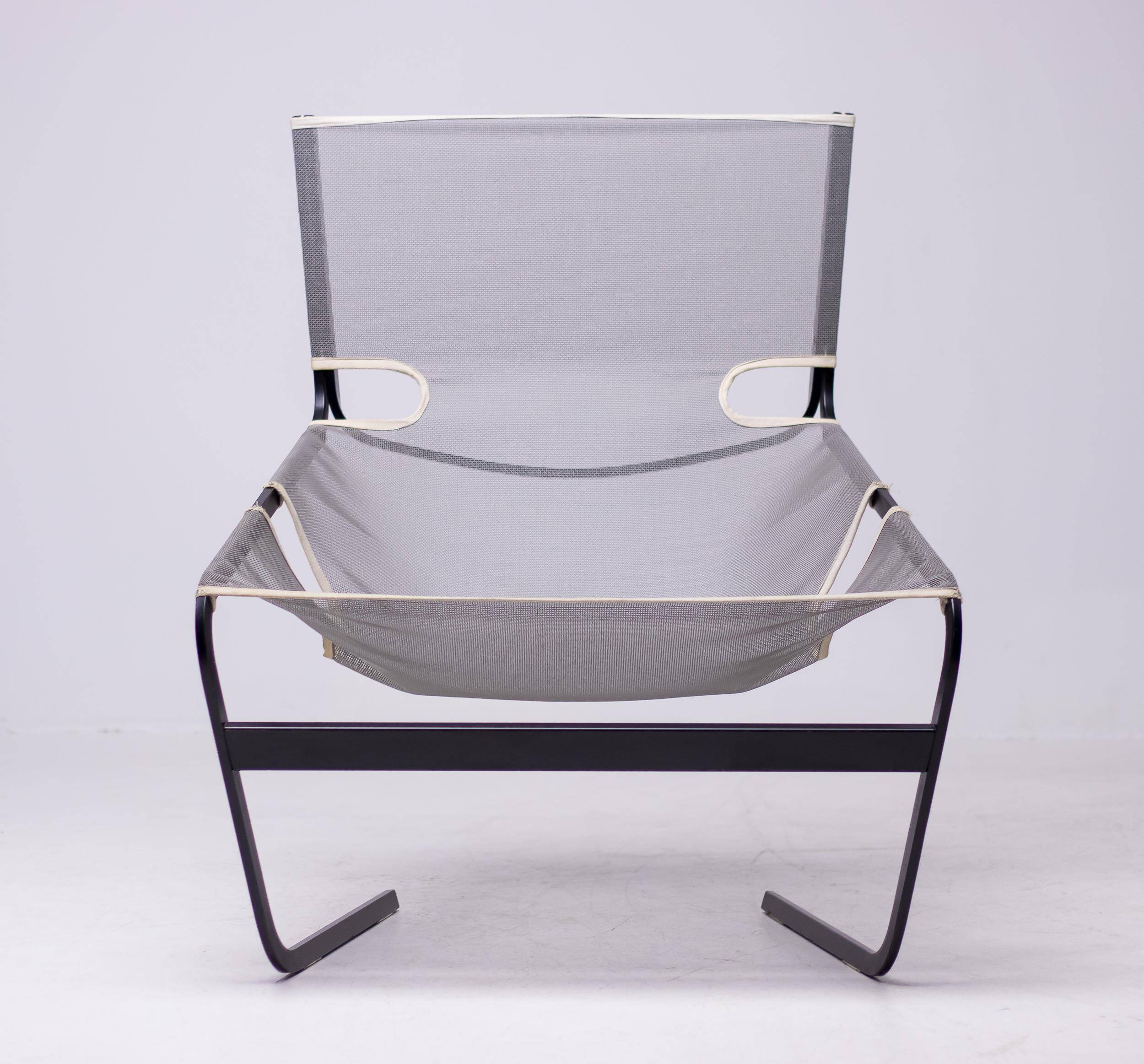 Pierre Paulin F-444 Lounge Chair by Artifort, 1960s - Assise en maille