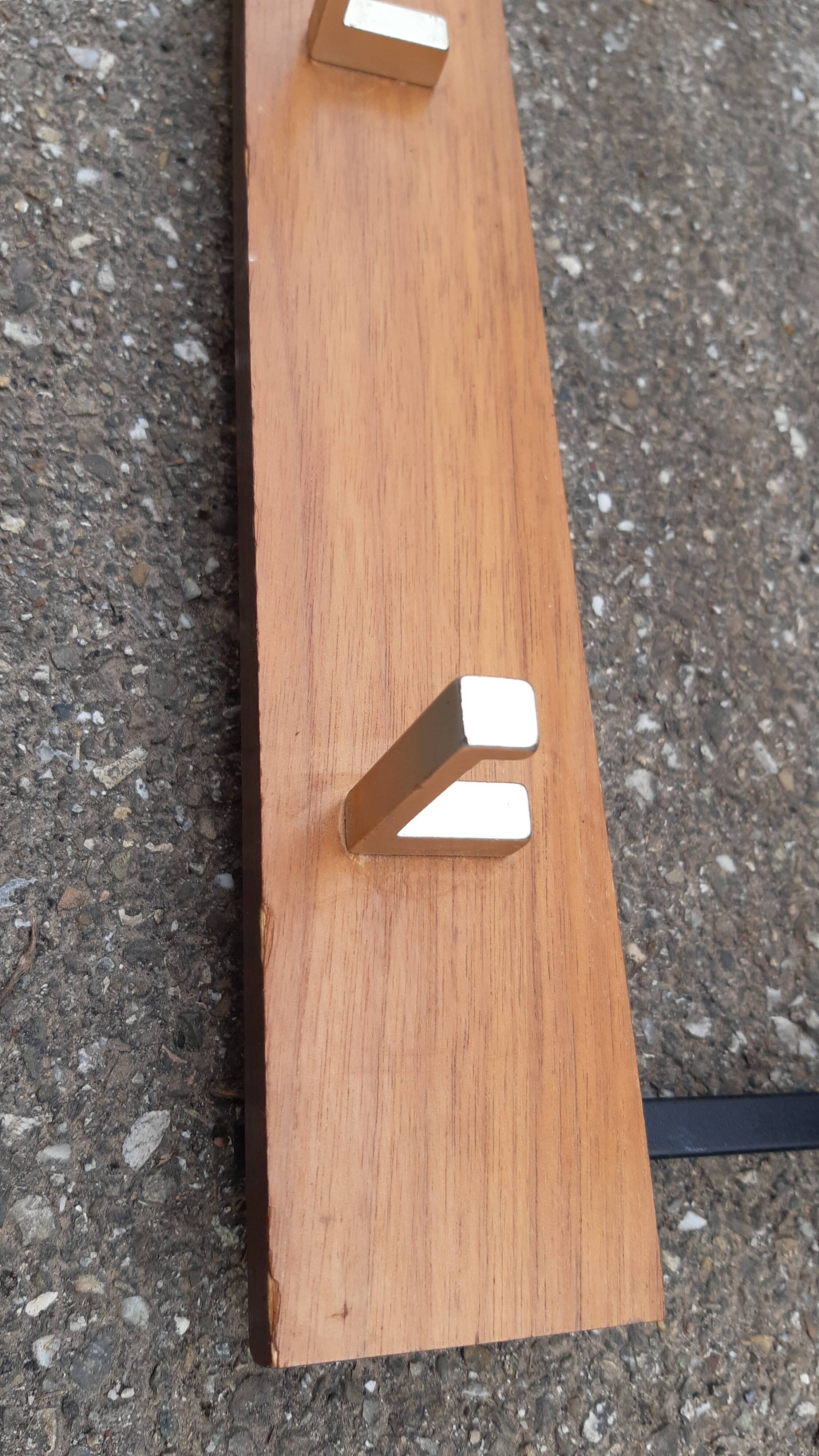 Teak coat holder 1970