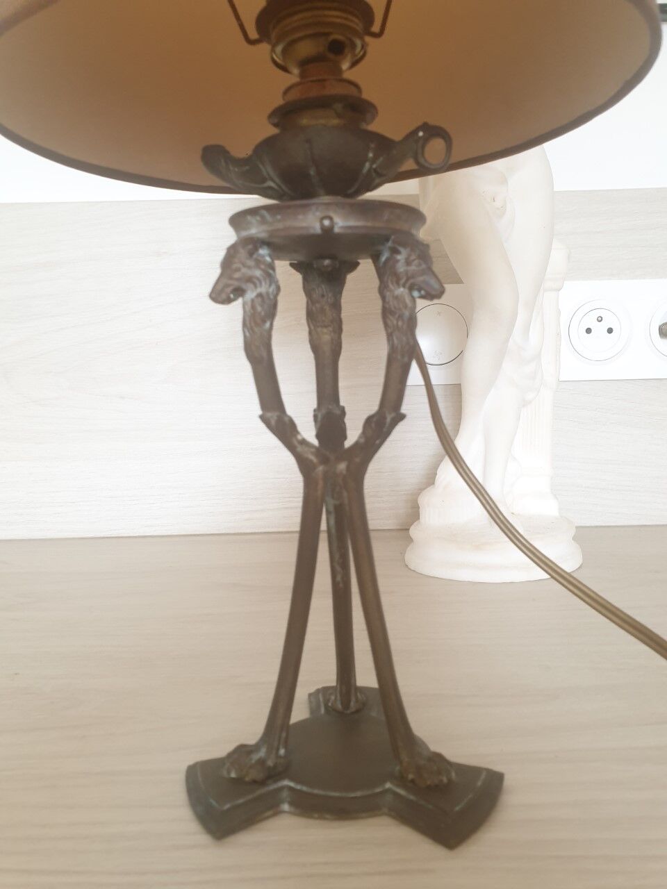 Old brass lamp