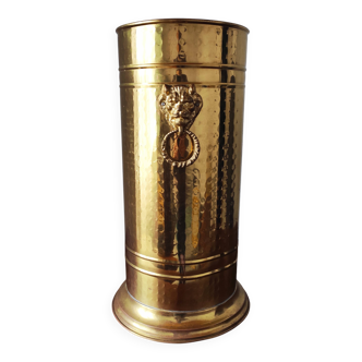 Vintage brass umbrella stand
