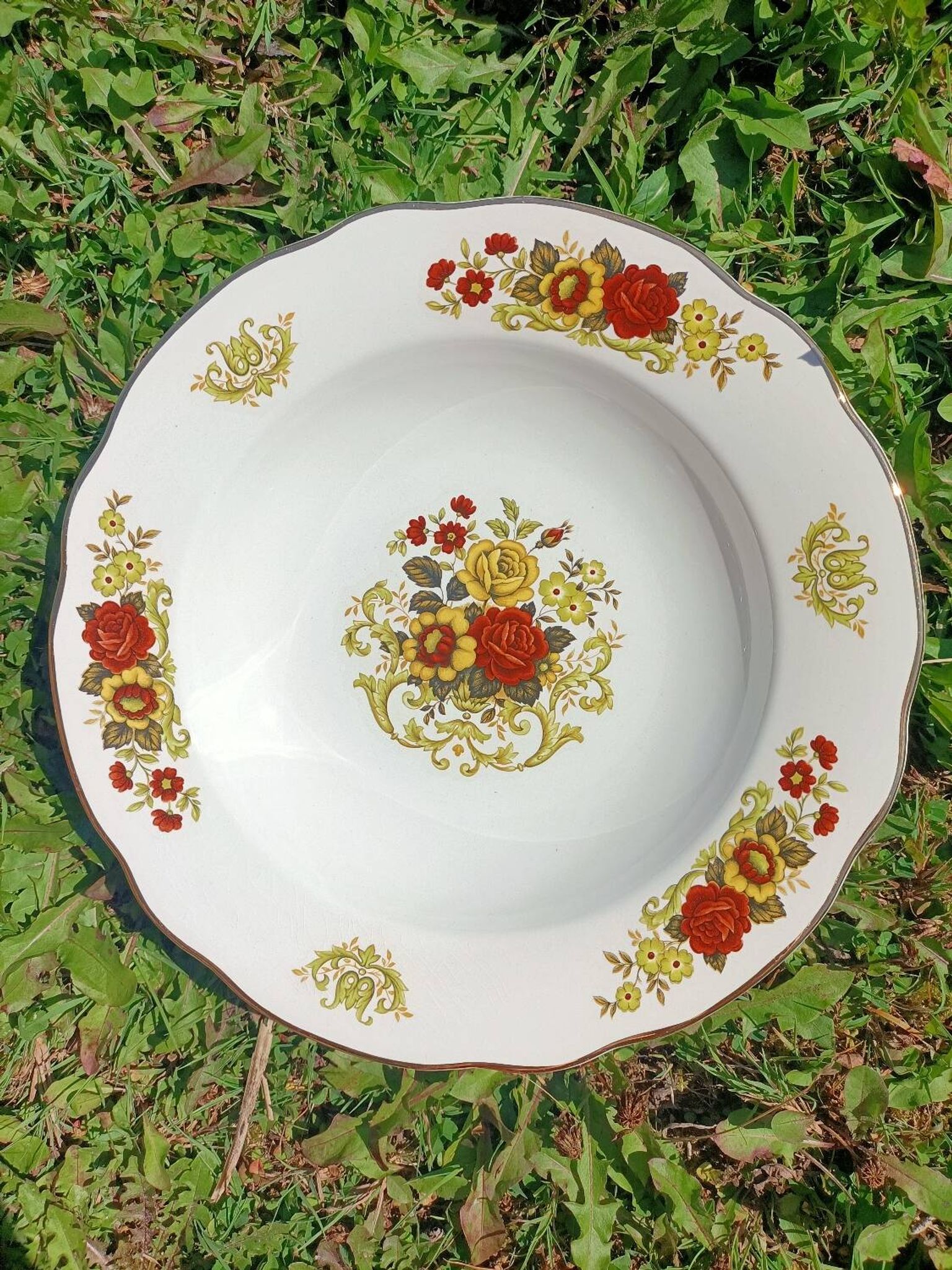 Assiettes creuses x6 Digoin Sarreguemines 💐