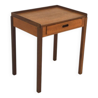 Table de chevet scandinave en teck, Suède, 1960
