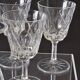 6 digestif glasses from the VMC crystal factory in Reims in good condition.