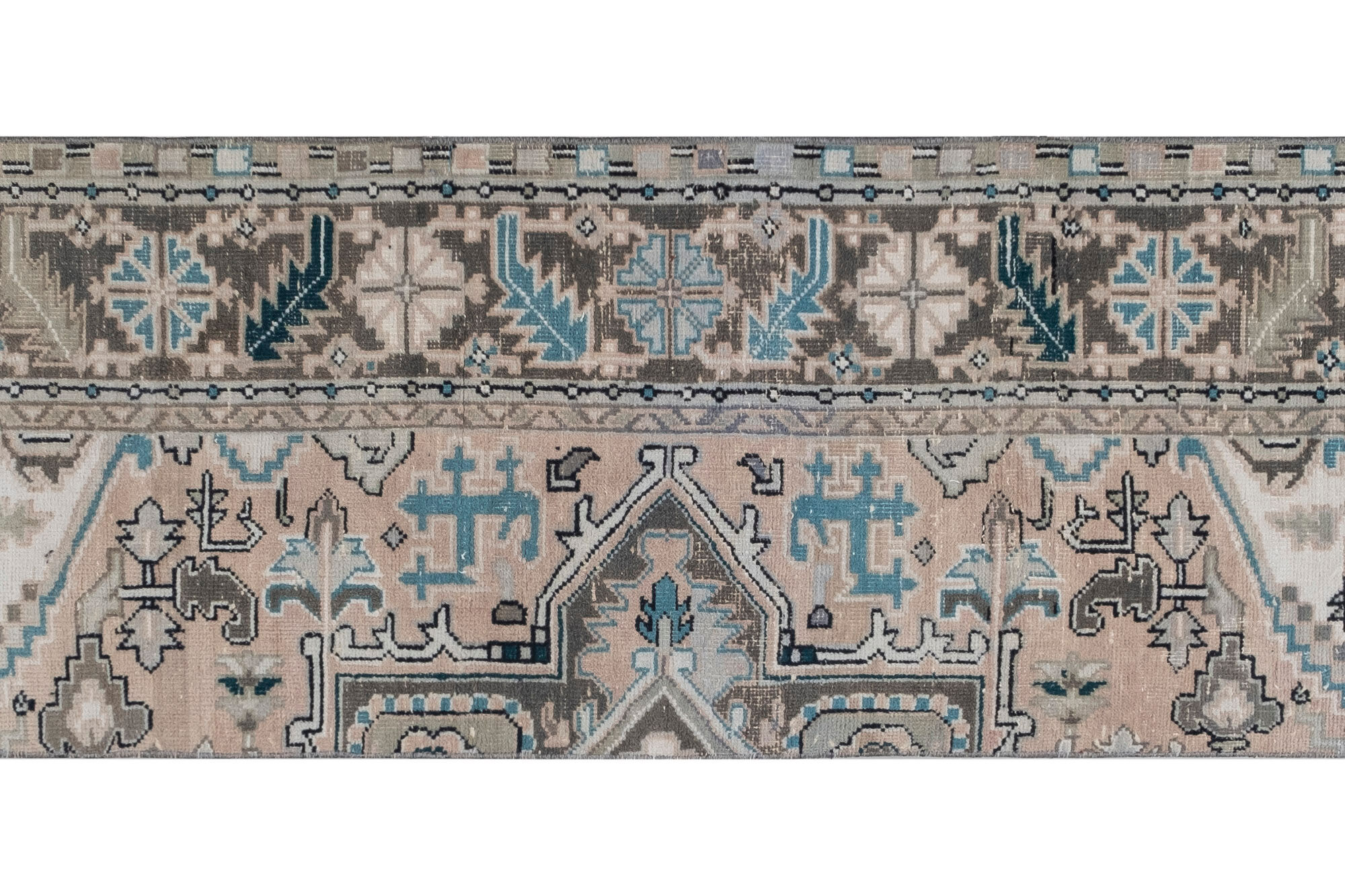 Coureur turc Oushak 74 x 328 cm