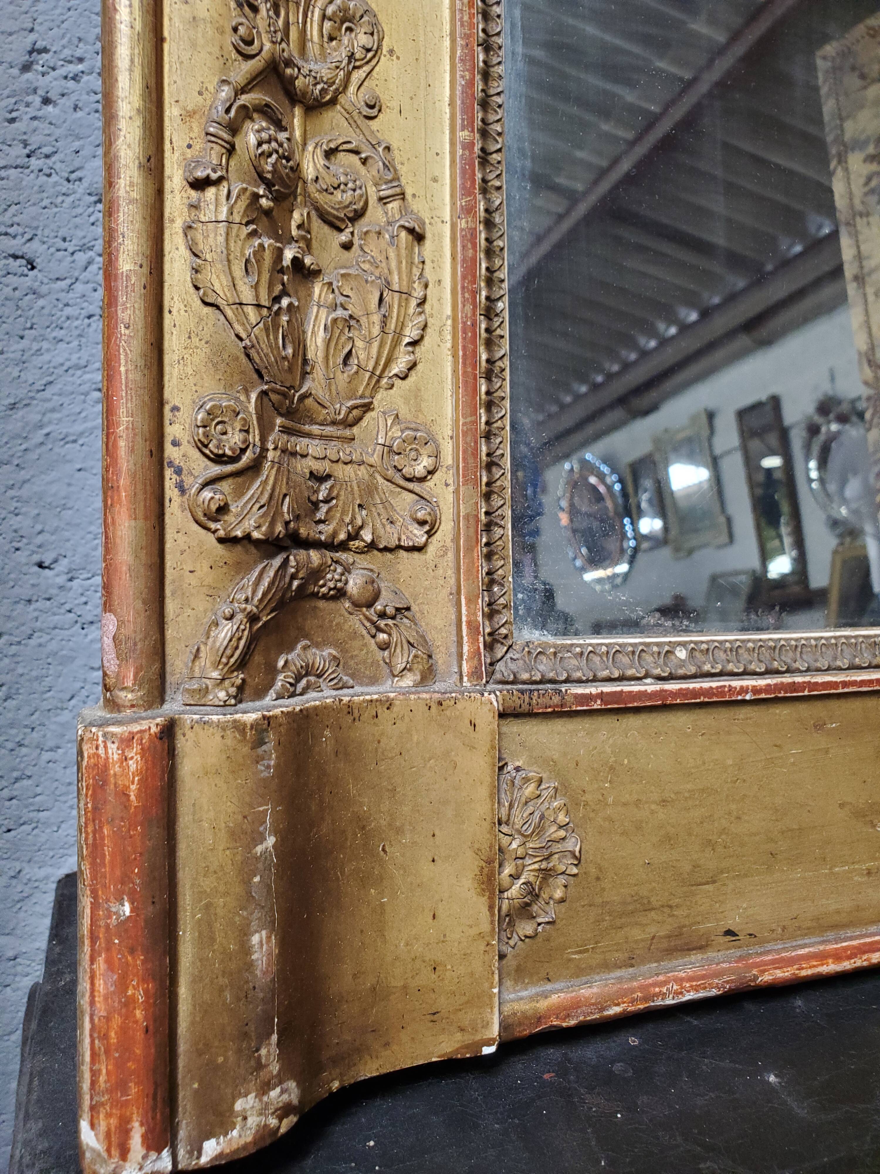 Large antique mirror