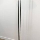 Floor lamp with gunmetal patina and brass