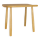 Sculptural mid-century stool in solid oak by Carl Gustaf Boulogner, Sweden, 1950s.